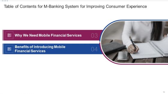 M Banking System For Improving Consumer Experience Ppt PowerPoint Presentation Complete Deck With Slides
