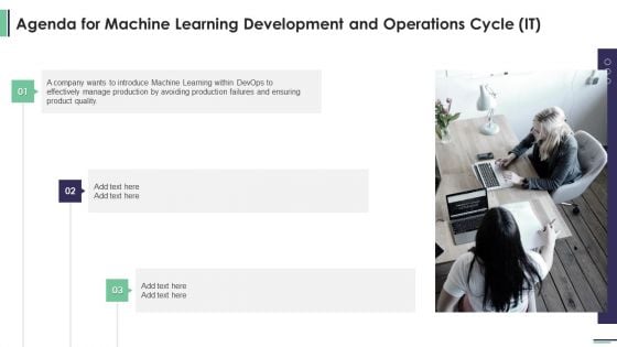 Machine Learning Development And Operations Cycle IT Agenda For Machine Learning Pictures PDF Machine Learning Development And Operations Cycle IT Agenda For Machine Learning Pictures PDF
