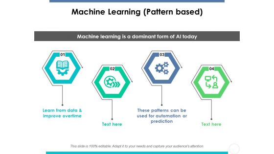 Machine Learning Pattern Based Ppt PowerPoint Presentation Infographic Template Deck