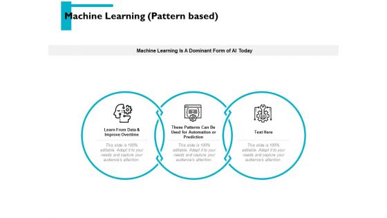 Machine Learning Pattern Based Ppt PowerPoint Presentation Portfolio Background