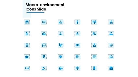 Macro Environment Icons Slide Ppt PowerPoint Presentation Ideas Model
