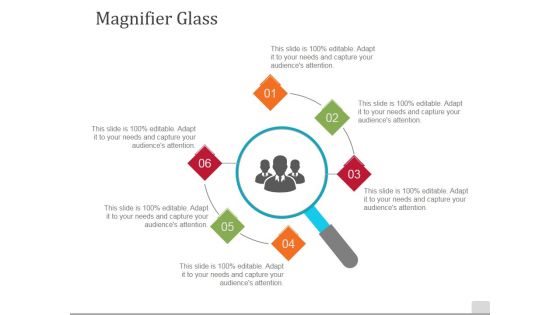 Magnifier Glass Ppt PowerPoint Presentation Infographic Template Sample