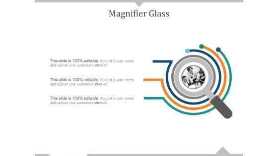 Magnifier Glass Ppt PowerPoint Presentation Model Graphics Tutorials