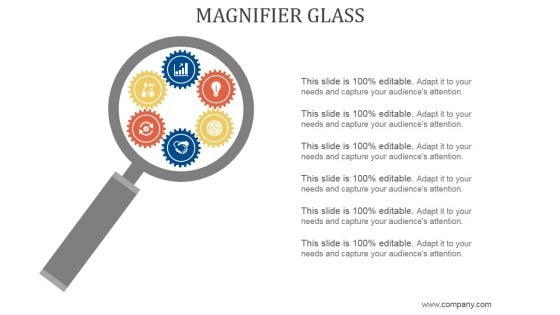 Magnifier Glass Ppt PowerPoint Presentation Shapes