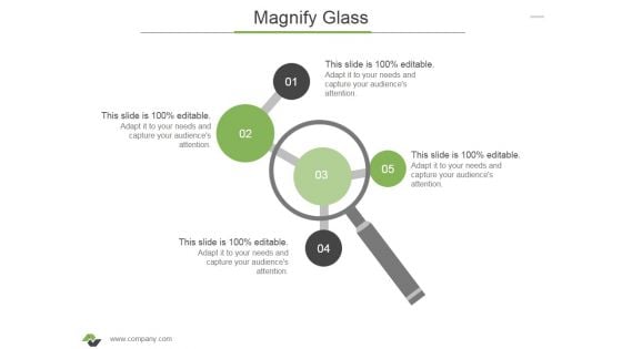 Magnify Glass Ppt PowerPoint Presentation File Deck