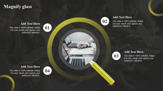 Magnify Glass Sample Asset Valuation Summary Ideas PDF