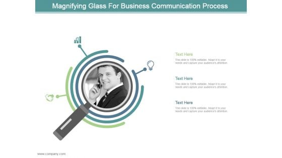 Magnifying Glass For Business Communication Process Ppt Design Magnifying Glass For Business Communication Process Ppt Design