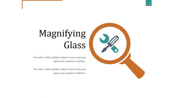 Magnifying Glass Ppt PowerPoint Presentation Infographic Template Background