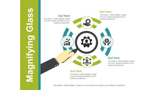 Magnifying Glass Ppt PowerPoint Presentation Visual Aids Show