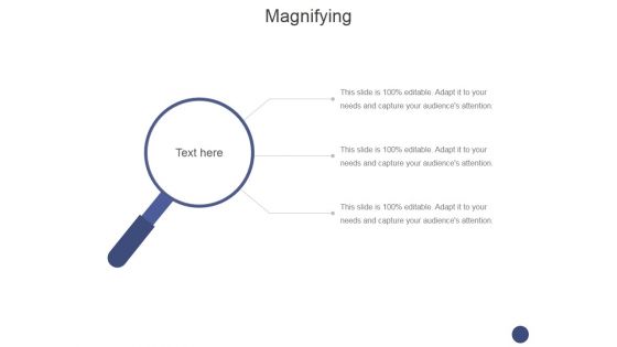 Magnifying Ppt PowerPoint Presentation Show Aids