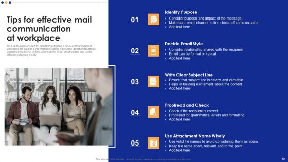 Business Mail Communication PPT PowerPoint Presentation Complete Deck with Slides