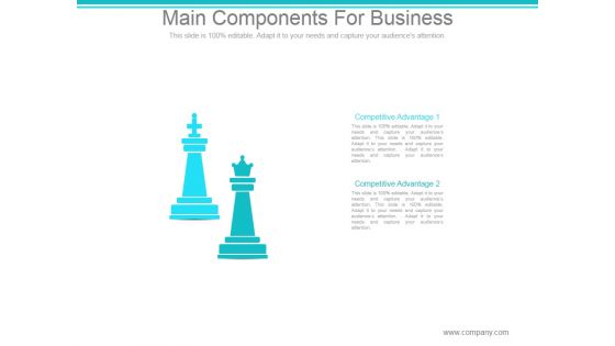 Main Components For Business Ppt PowerPoint Presentation Examples