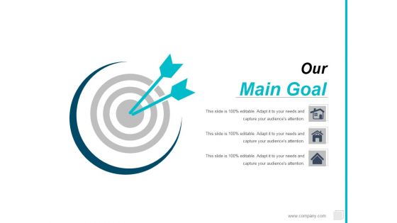 Main Goal Ppt PowerPoint Presentation Ideas Deck