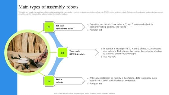 Main Types Of Assembly Robots Rules PDF