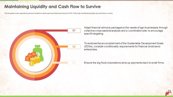 Maintaining Liquidity And Cash Flow To Survive Ppt Outline Example Topics PDF