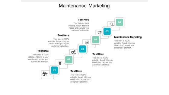 Maintenance Marketing Ppt PowerPoint Presentation Model Master Slide Cpb