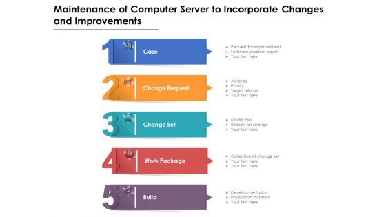Maintenance Of Computer Server To Incorporate Changes And Improvements Ppt PowerPoint Presentation Gallery Slides PDF Maintenance Of Computer Server To Incorporate Changes And Improvements Ppt PowerPoint Presentation Gallery Slides PDF