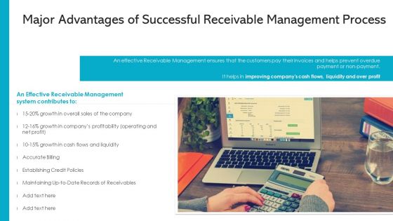 Major Advantages Of Successful Receivable Management Process Ppt Pictures Samples PDF