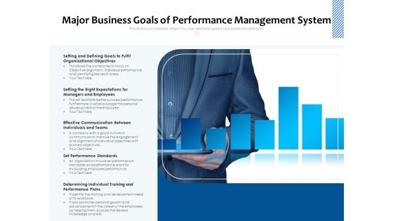 Major Business Goals Of Performance Management System Ppt PowerPoint Presentation Infographic Template Example Introduction PDF