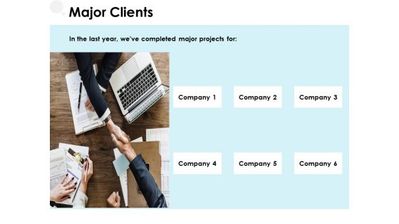 Major Clients Management Ppt PowerPoint Presentation Professional Layouts