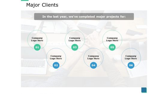 Major Clients Ppt PowerPoint Presentation Inspiration Portfolio