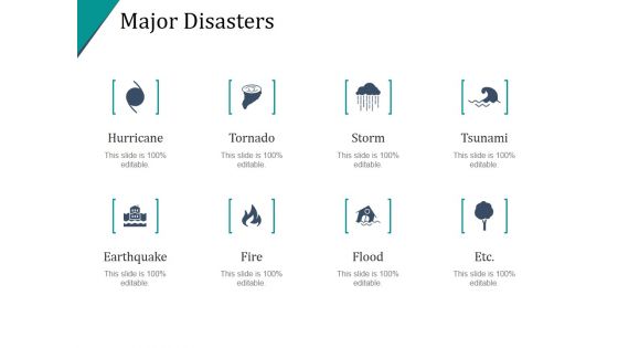 Major Disasters Ppt PowerPoint Presentation Themes