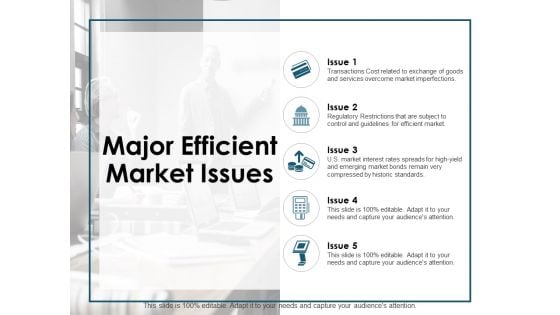 Major Efficient Market Issues Ppt PowerPoint Presentation Infographic Template Infographics Major Efficient Market Issues Ppt PowerPoint Presentation Infographic Template Infographics