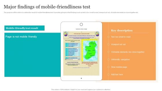 Major Findings Of Mobile-Friendliness Test Search Engine Optimization Services To Minimize Rules PDF Major Findings Of Mobile-Friendliness Test Search Engine Optimization Services To Minimize Rules PDF