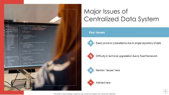 Major Issues Of Centralized Data System Topics PDF