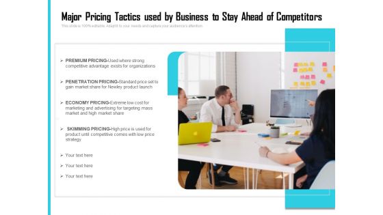 Major Pricing Tactics Used By Business To Stay Ahead Of Competitors Ppt PowerPoint Presentation Styles Background Images PDF Major Pricing Tactics Used By Business To Stay Ahead Of Competitors Ppt PowerPoint Presentation Styles Background Images PDF