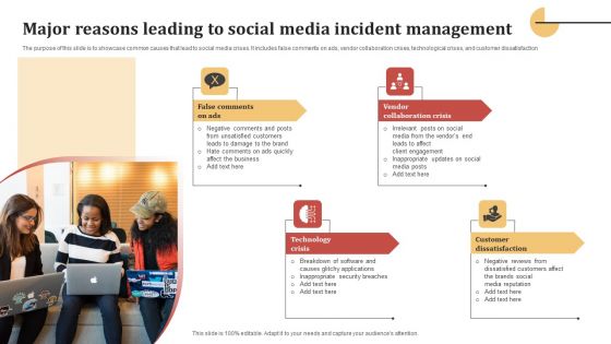 Major Reasons Leading To Social Media Incident Management Ideas PDF