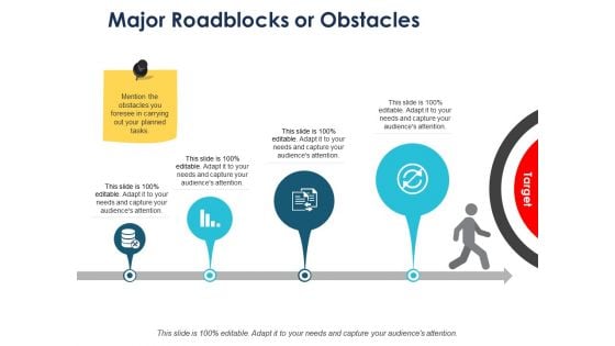 Major Roadblocks Or Obstacles Ppt PowerPoint Presentation Icon Slide Download