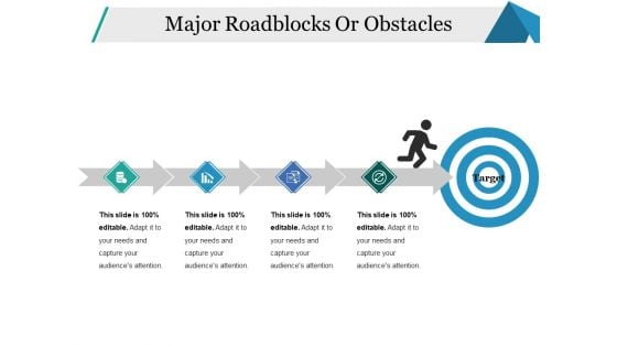 Major Roadblocks Or Obstacles Ppt PowerPoint Presentation Inspiration Background