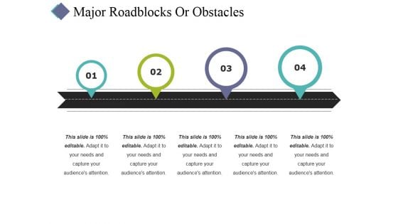 Major Roadblocks Or Obstacles Template 2 Ppt PowerPoint Presentation Inspiration Format Ideas