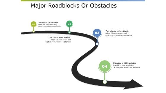 Major Roadblocks Or Obstacles Template Ppt PowerPoint Presentation Styles Demonstration