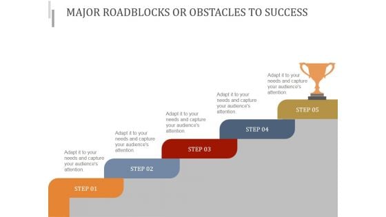 Major Roadblocks Or Obstacles To Success Ppt PowerPoint Presentation Visuals