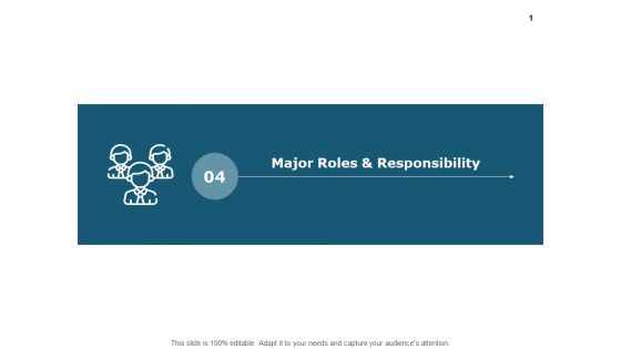 Major Roles And Responsibility Teamwork Ppt PowerPoint Presentation Pictures Samples