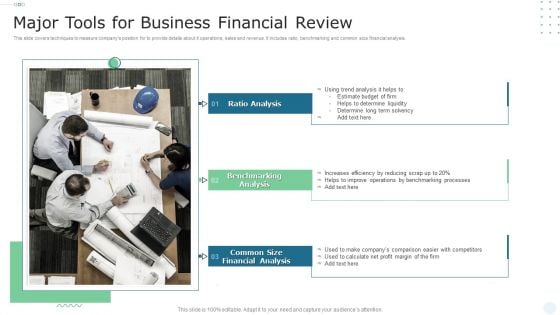 Major Tools For Business Financial Review Pictures PDF Major Tools For Business Financial Review Pictures PDF