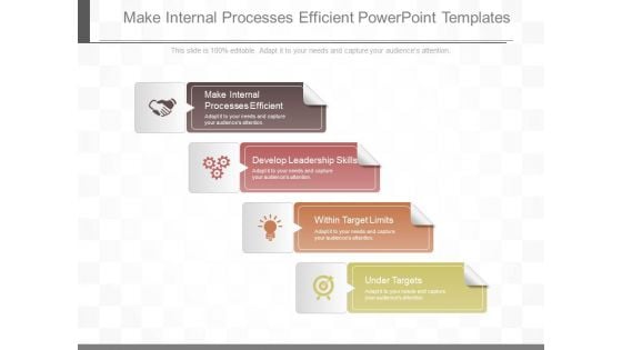 Make Internal Processes Efficient Powerpoint Templates