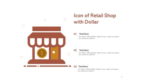 Maket Shopping Icon Retail Shop Price Tag Cash Counter Icon Ppt PowerPoint Presentation Complete Deck