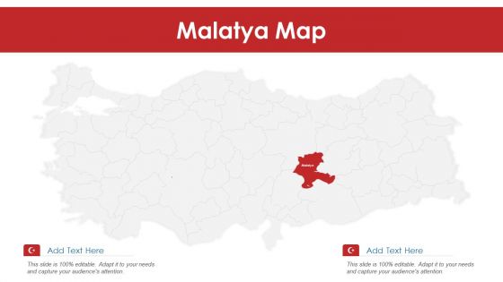 Malatya Map PowerPoint Presentation PPT Template PDF