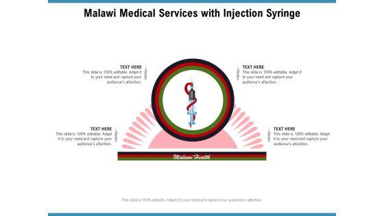 Malawi Medical Services With Injection Syringe Ppt PowerPoint Presentation File Design Ideas PDF