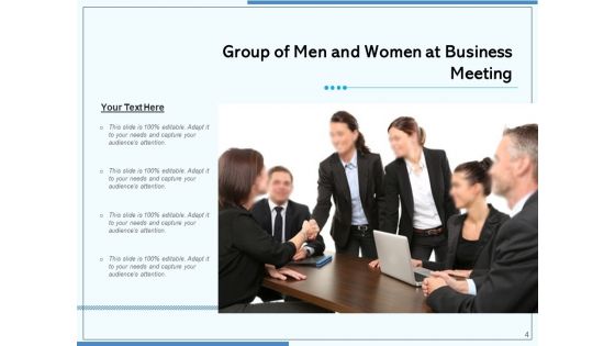 Male And Female Icon Business Meeting Ppt PowerPoint Presentation Complete Deck