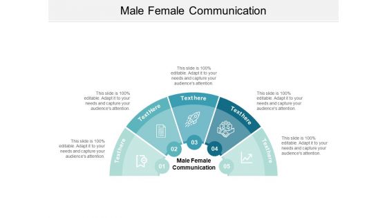 Male Female Communication Ppt PowerPoint Presentation Styles Slide Cpb