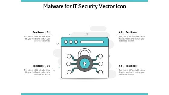 Malware For IT Security Vector Icon Ppt PowerPoint Presentation File Mockup PDF