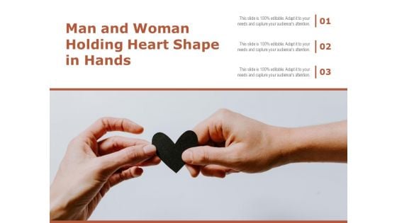 Man And Woman Holding Heart Shape In Hands Ppt PowerPoint Presentation Show Diagrams PDF