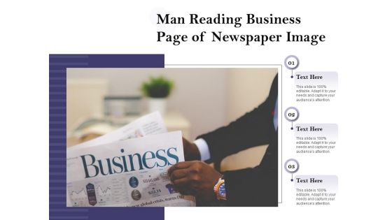 Man Reading Business Page Of Newspaper Image Ppt PowerPoint Presentation Styles Skills PDF