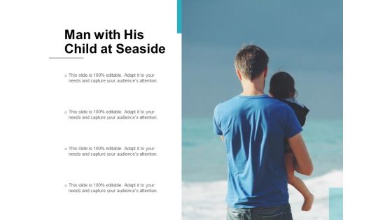 Man With His Child At Seaside Ppt PowerPoint Presentation Professional Icons