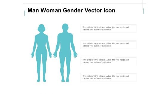 Man Woman Gender Vector Icon Ppt PowerPoint Presentation Ideas Background Image