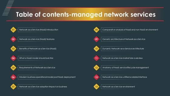 Managed Network Services Table Of Contents Managed Network Services Ideas PDF